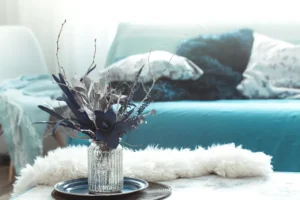 Professionally cleaned coastal home interior in Charleston during winter